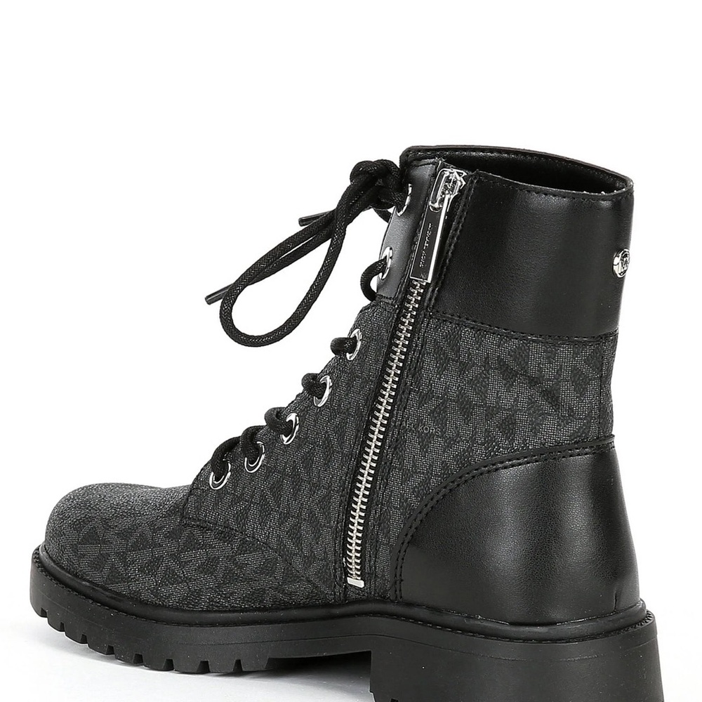 Michael Michael Kors Womens Alistair Patent Lace Up Booties